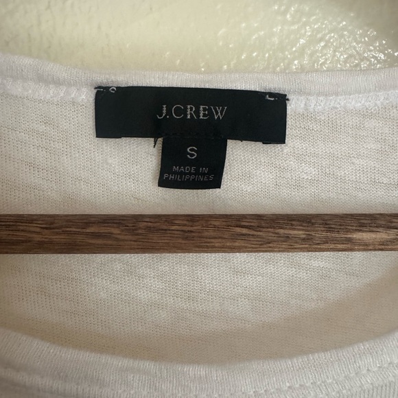 J.Crew White Sleeveless Peplum Tank Top | Women’s Small - Picture 4 of 7